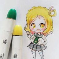 马克笔q版头像
