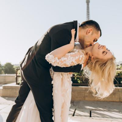 婚纱情侣头像欧美婚纱照一男一女