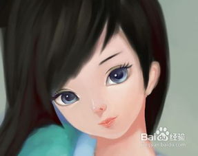 看看我用ps鼠绘清纯可爱的古装卡通小女孩