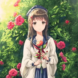 手绘动漫女头你的头像真好看