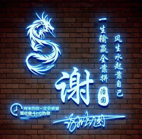 非常漂亮的几款微信头像,3d艺术签名头像,有你的姓氏名字
