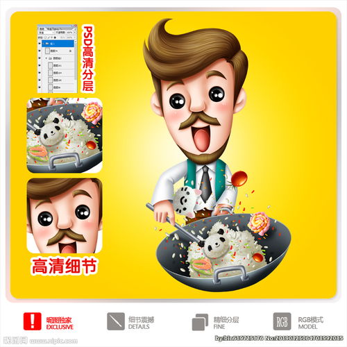 食品卡通大叔贰图片