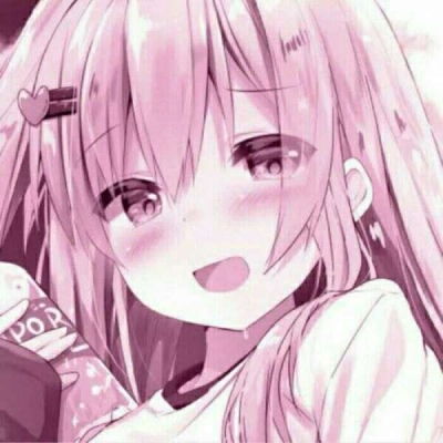 超可爱二次元女头粉色系