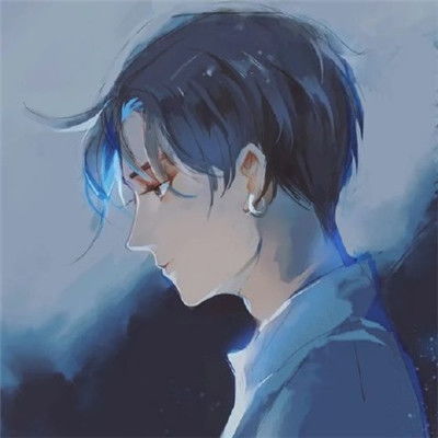 男生动漫头像背影伤感霸气2018瘦过和爱过一样没用