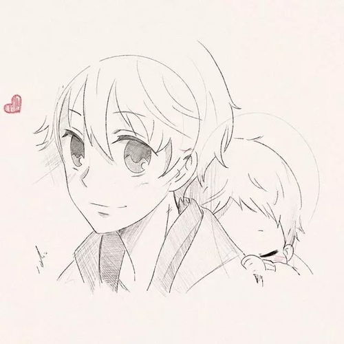 插画风动漫人物手绘线条非常漂亮清爽利索画风