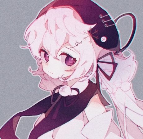 动漫闺蜜头像月亮本无光,努力久了也会光芒万丈