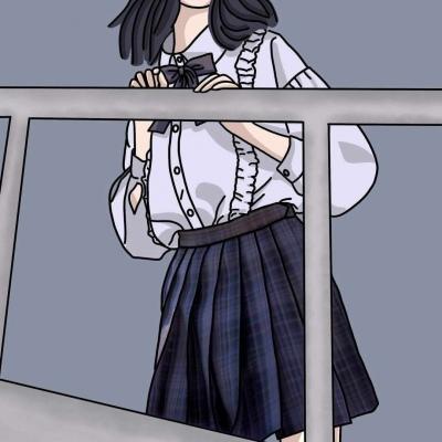 仙气jk漫画头像,小仙女必备