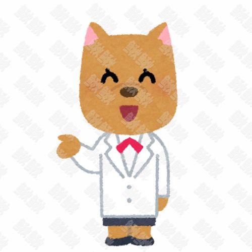 穿着医生大夫制女医生宠物医生的小狗狗猫咪小猫手绘卡通插画手绘png儿童插画免扣素材1阿猫阿狗