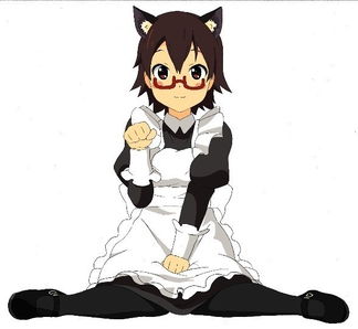 二次元眼镜少女合集