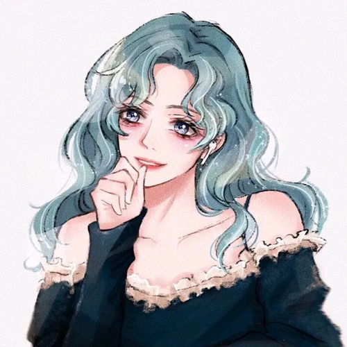 神仙颜值的美少女战士手绘头像画师venvenbaby
