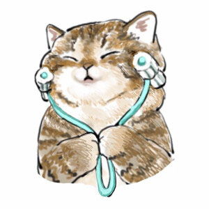 精致瘦脸猫咪头像卡通,手绘彩印搞怪猫咪头像高清头像