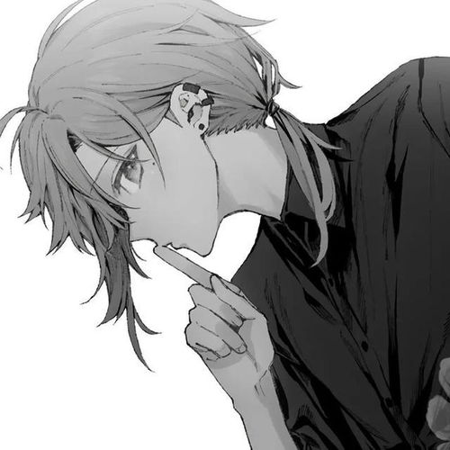 黑色动漫男生头像酷boy