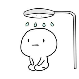动漫头像可爱简约黑白洗澡乖巧表情堆糖,美好生活研究所