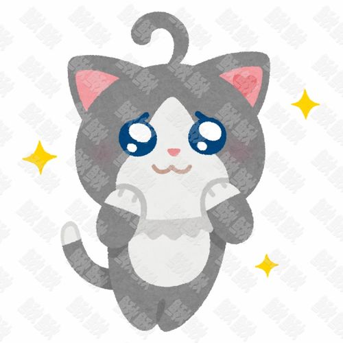 渴望乞求的眼神的小猫猫咪手绘卡通插画手绘png儿童插画免扣素材1阿猫阿狗