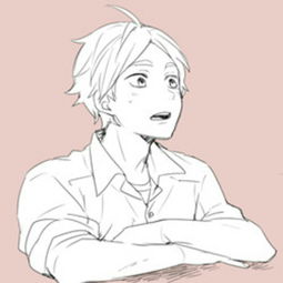 动漫头像纯色动漫男头二次元