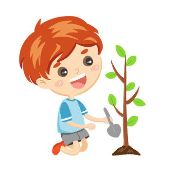 卡通植树节设计模板下载设计素材素材下的动漫卡通设计模板