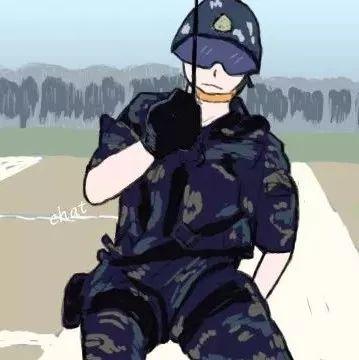 军旅插画十九秒的生命,还不赶紧来收藏