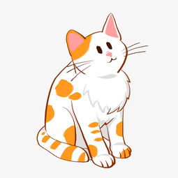 聪明小猫卡通插画图片素材其他格式下载动漫人物大全
