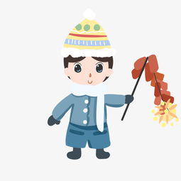 卡通手绘小男孩放鞭炮图片素材其他格式下载动漫人物大全