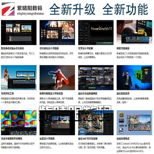 威力导演17旗舰版视频剪辑制作软件婚礼相册动画字幕特效调色配音