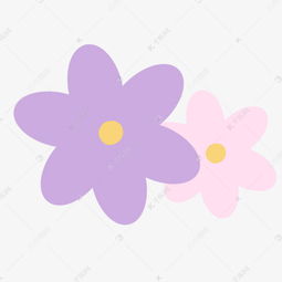 卡通花朵小清新插画素材图片免费下载千库网