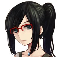 要动漫少女的图片两个形象1.温柔的少女2.无表情的眼镜少女