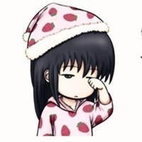 一个卡通小女孩戴着一个小猪帽子有和这个对应的qq头像吗