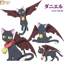 黑色猫的卡通图片