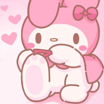 美乐蒂卡通少女心微信头像