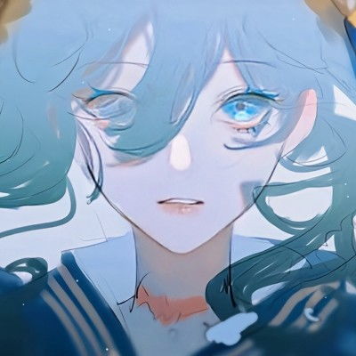 优质动漫女头闭上眼看最后那颗夕阳美得像一个遗憾