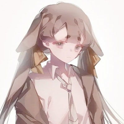 女生动漫头像简约清纯手绘头像女生唯美简约风格