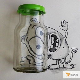 二次元和三次元相结合的个性充满童趣的漫画图片