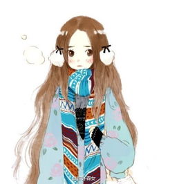 森女插画萌
