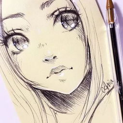 小清新的美少女漫画,拿去做头像吧