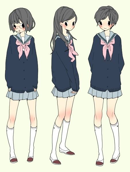 本良鹿小课堂微胖女孩怎么穿jk2
