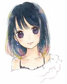 beautiful头像女孩手绘插画动漫堆糖,美图壁纸兴趣社区