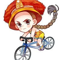 铁人三项运动头像卡通铁人三项运动项目头像