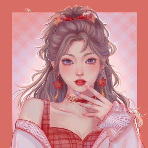 女生头像新春头像,虎年大吉