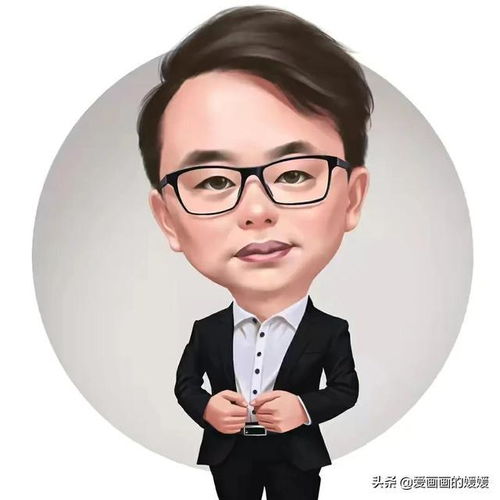 你的微信头像该换啦,手绘的优质男生漫画头像,相似度高简约立体