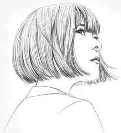 素描教程,美少女头像绘制方法,为你喜欢的小姐姐画幅画