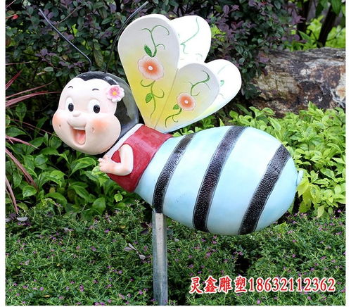 玻璃钢卡通蜜蜂雕塑湛江蜜蜂树脂雕塑厂