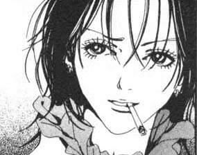 女孩抽烟的漫画图片