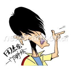 周杰伦漫画肖像