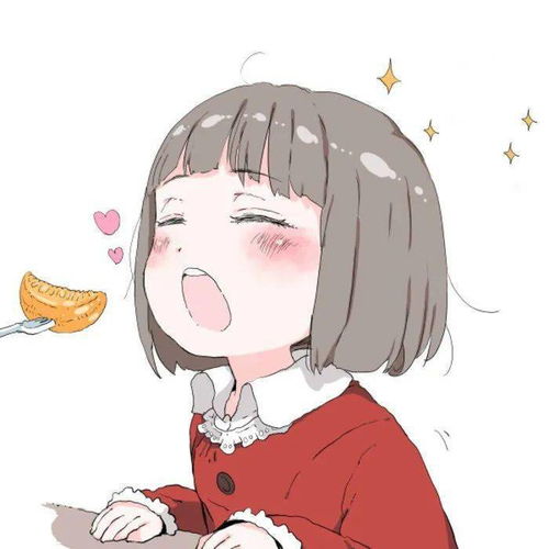 二次元动漫女生头像摸摸小猪头万事不用愁