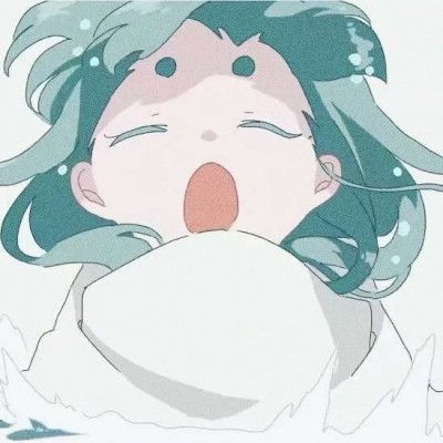 呆头呆脑的动漫女头