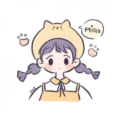 一对两张卡通恋人可爱头像