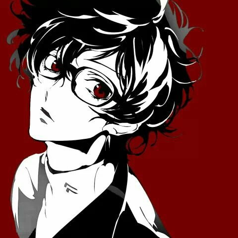 动漫头像纯色动漫男头二次元