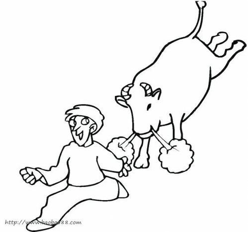 公牛简笔画