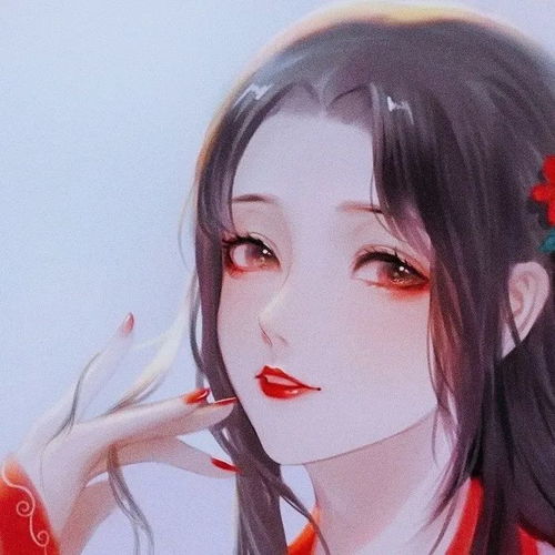 古风头像手绘男头女头故里又逢春,江南又烟雨