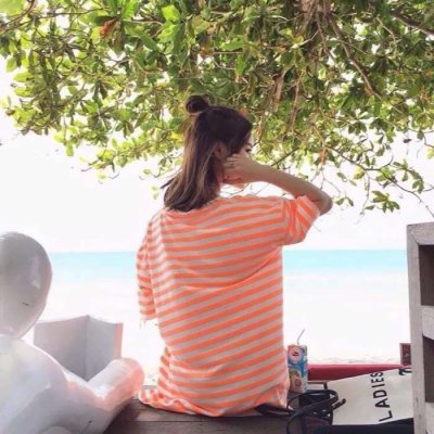 小清新背影女生头像